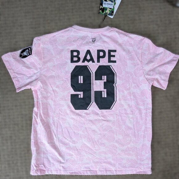 NWT: A BATHING APE Miami Graphic T-Shirt Pink Camo Design Size 3XL - Picture 5 of 10